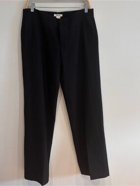 Helmut Lang Classic Black Straight-Leg Dress Pants 6